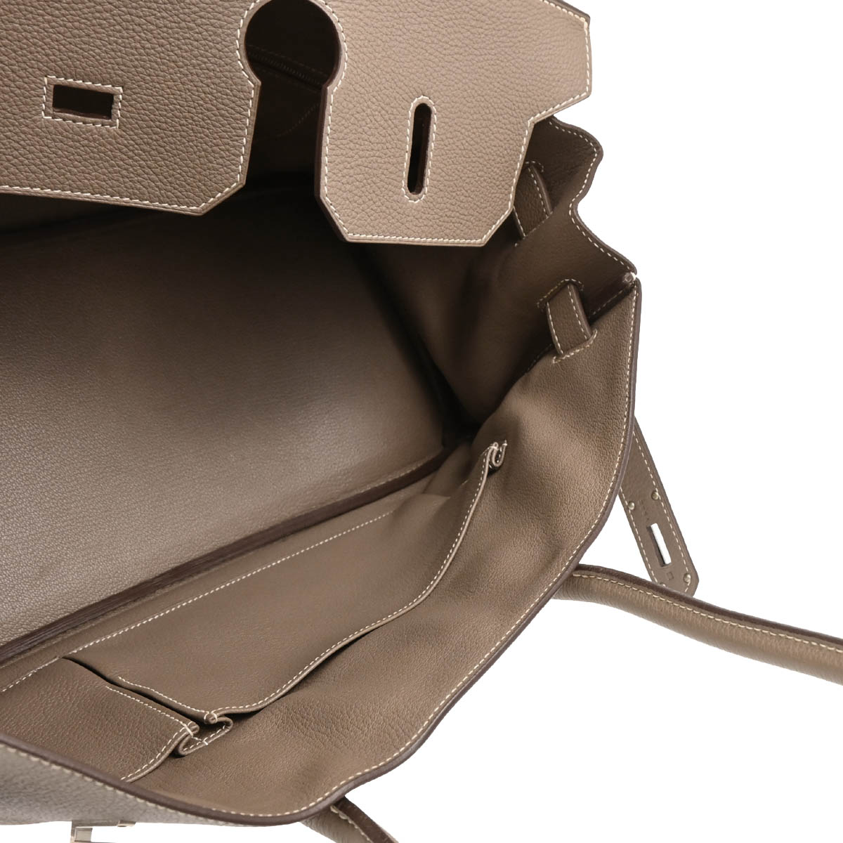 Hermes 2010 Etoupe Clemence JPG Shoulder Birkin