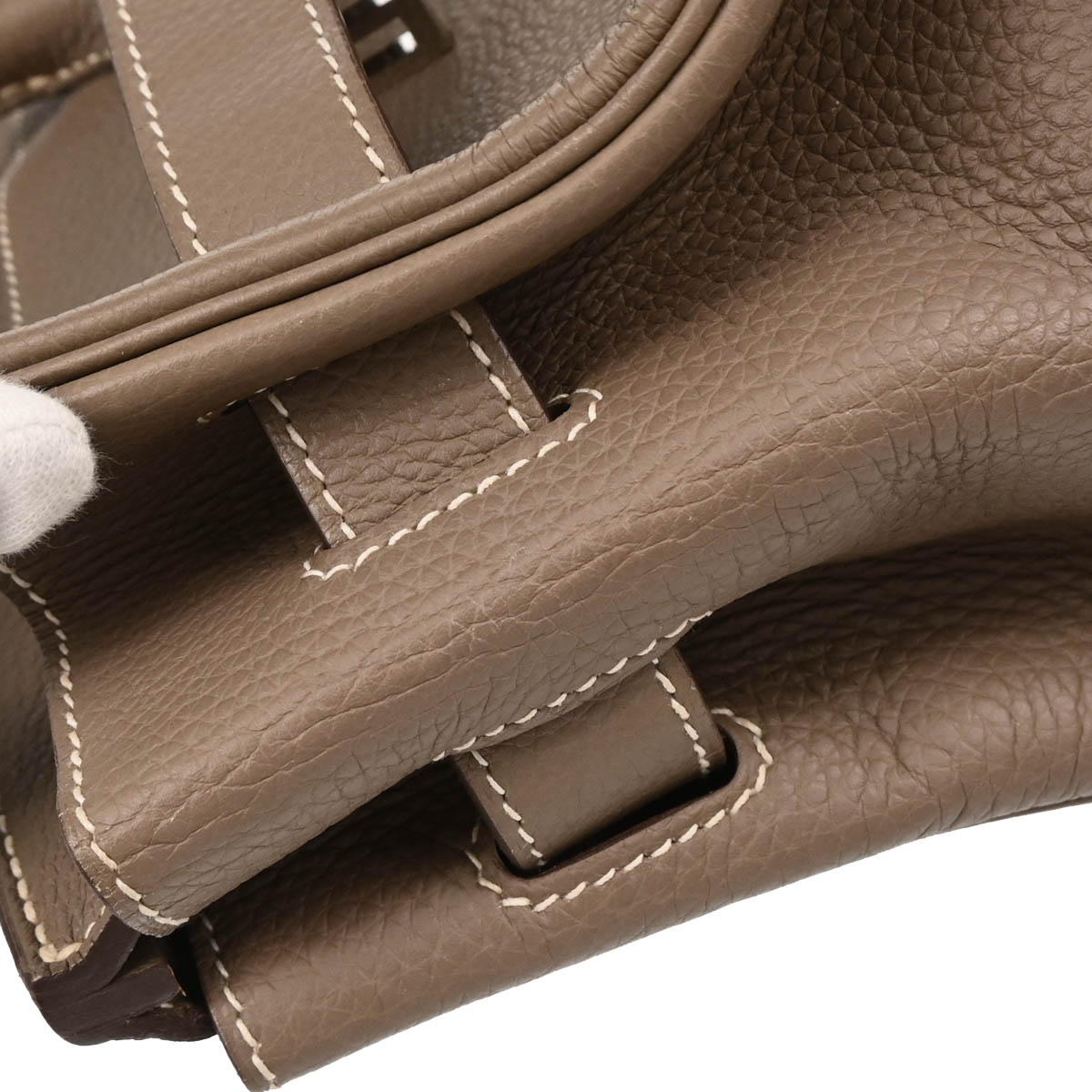 Hermes 2010 Etoupe Clemence JPG Shoulder Birkin