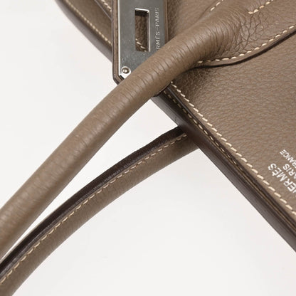 Hermes 2010 Etoupe Clemence JPG Shoulder Birkin
