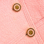 Chanel 1996 Double Breasted Jacket Pink #38