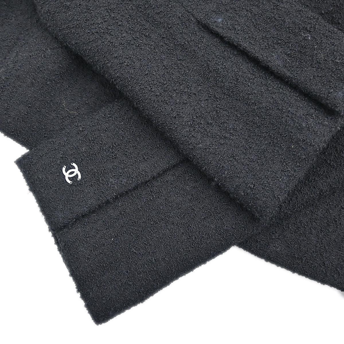 Chanel Collarless Jacket Black #40
