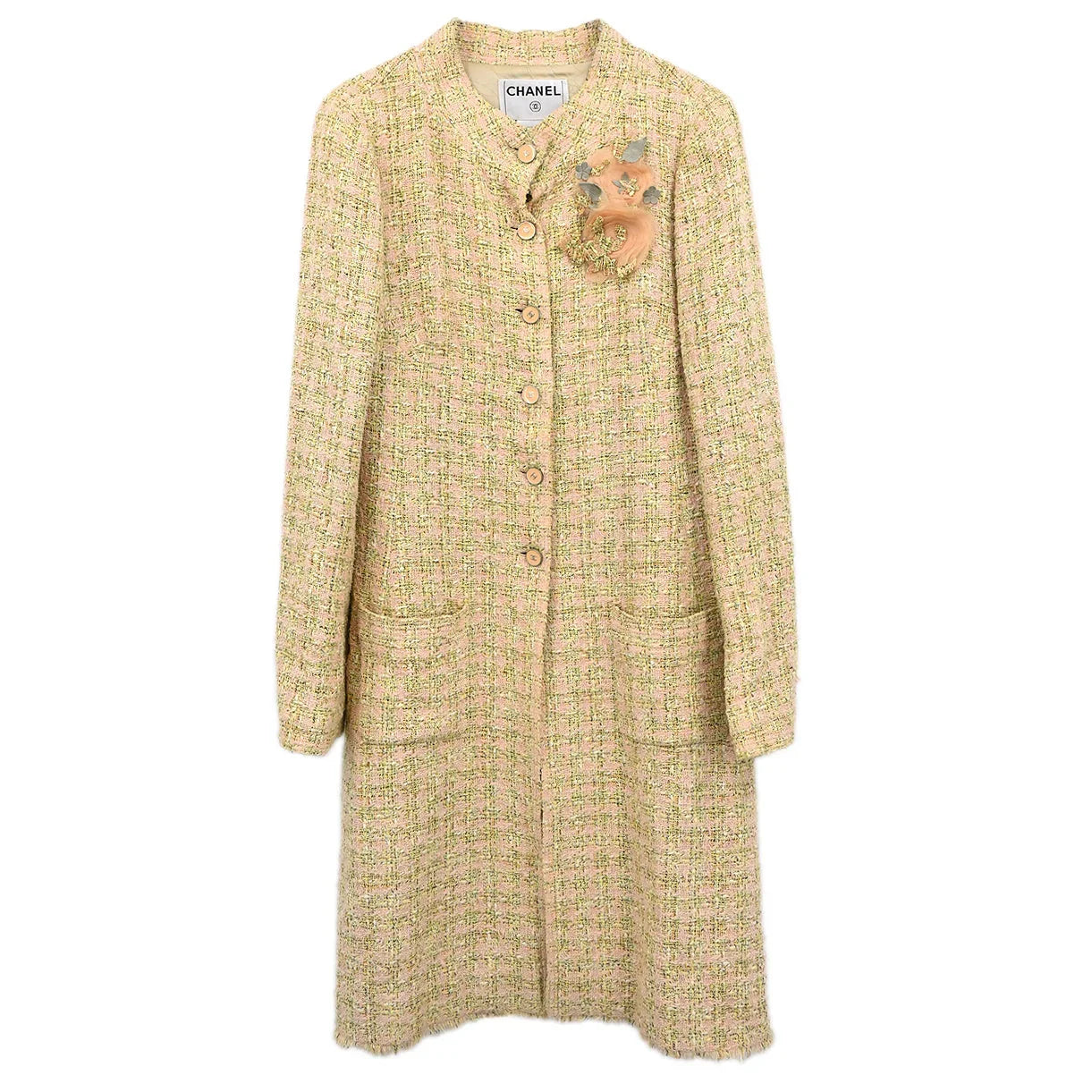 Chanel 2005 Jacket Coat Beige #40