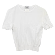 Chanel 1996 Short Sleeve Top White #36