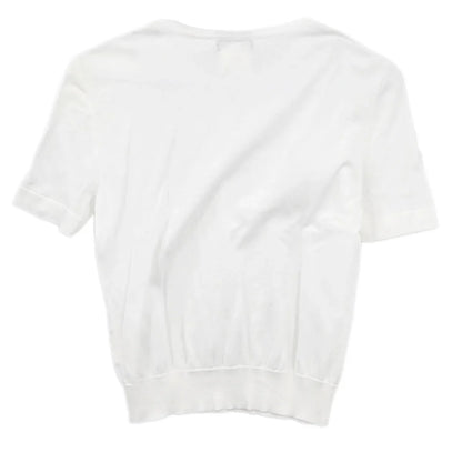 Chanel 1996 Short Sleeve Top White #36