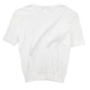 Chanel 1996 Short Sleeve Top White #36