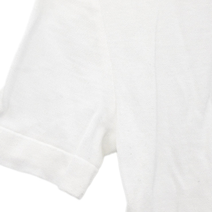 Chanel 1996 Short Sleeve Top White #36