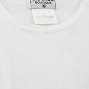 Chanel 1996 Short Sleeve Top White #36