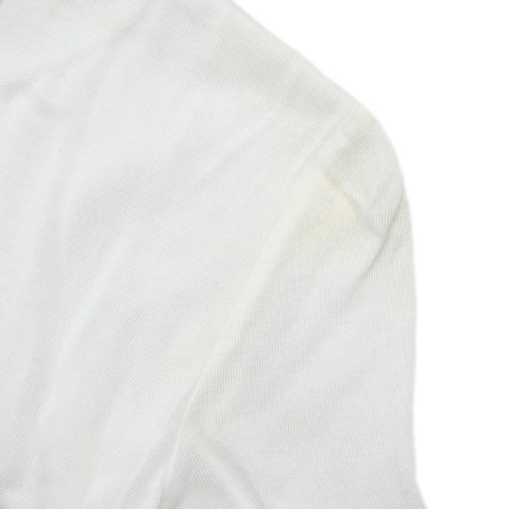Chanel 1996 Short Sleeve Top White #36