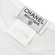 Chanel 1996 Short Sleeve Top White #36