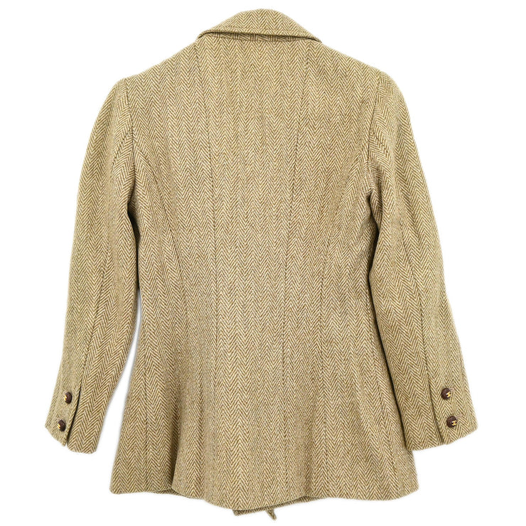 Chanel 1996 Double Breasted Jacket Brown #36