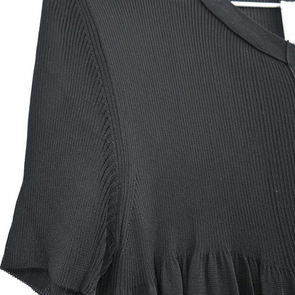 Chanel Long Cardigan Black #40
