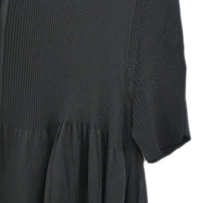 Chanel Long Cardigan Black #40