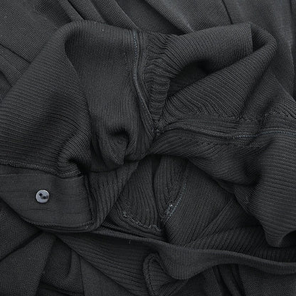 Chanel Long Cardigan Black #40