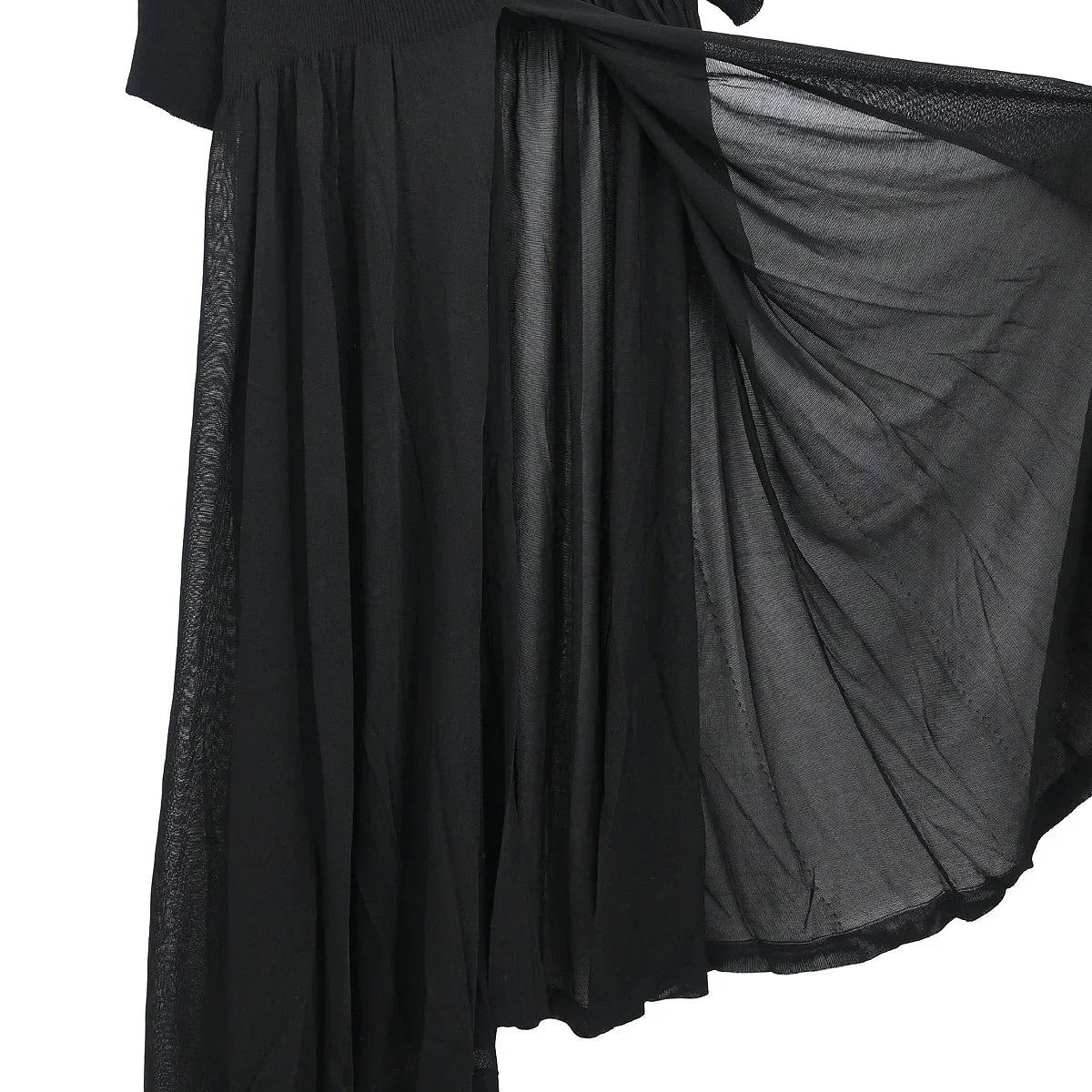 Chanel Long Cardigan Black #40