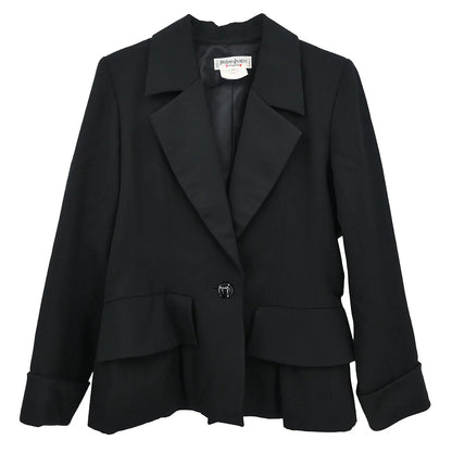Yves Saint Laurent Single Breasted Jacket Black #40