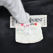 Yves Saint Laurent Single Breasted Jacket Black #40