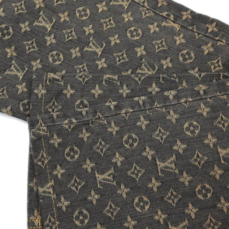 LOUIS VUITTON デニム 38 Louis Vuitton Monogram Denim Long Pants Gray #38 – AMORE