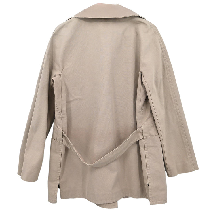 Hermes Double Breasted Jacket Beige #36
