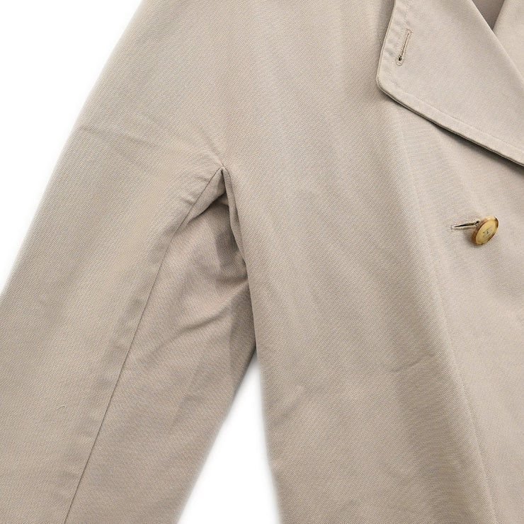 Hermes Double Breasted Jacket Beige #36