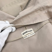 Hermes Double Breasted Jacket Beige #36