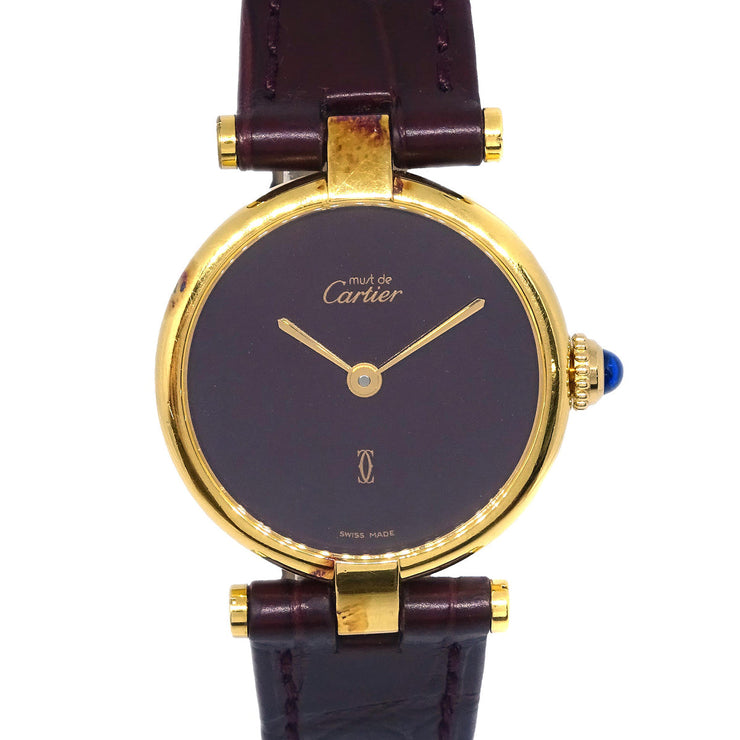 Cartier * Must Vendome Quartz Watch SV925