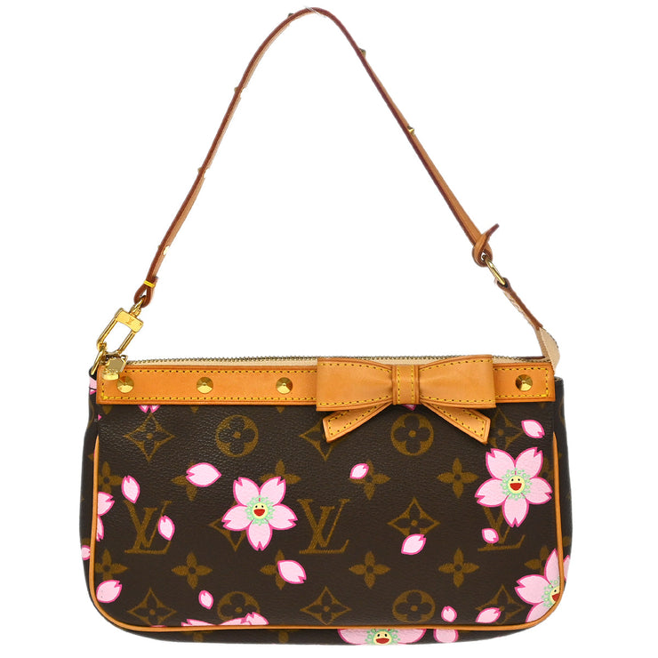 Louis Vuitton 2003 Cherry Blossom Pochette Accessoires Handbag M92006