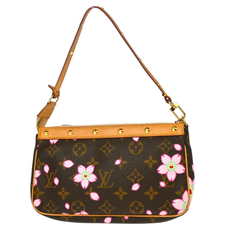 Louis Vuitton 2003 Cherry Blossom Pochette Accessoires Handbag M92006
