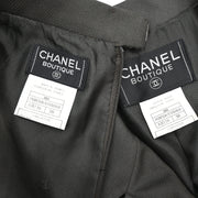 Chanel 1996 Setup Suit Jacket Skirt Gray #38