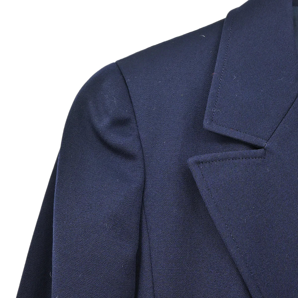 Chanel 1997 Single Breasted Jacket Navy #38