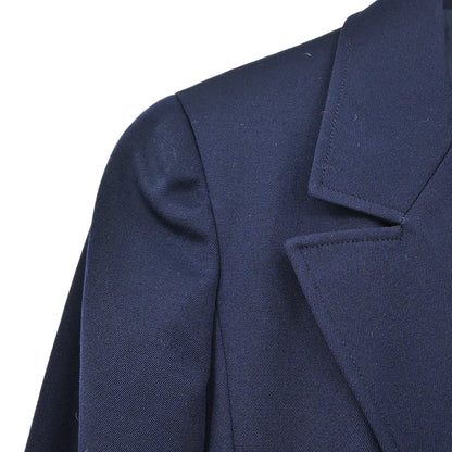 Chanel 1997 Single Breasted Jacket Navy #38
