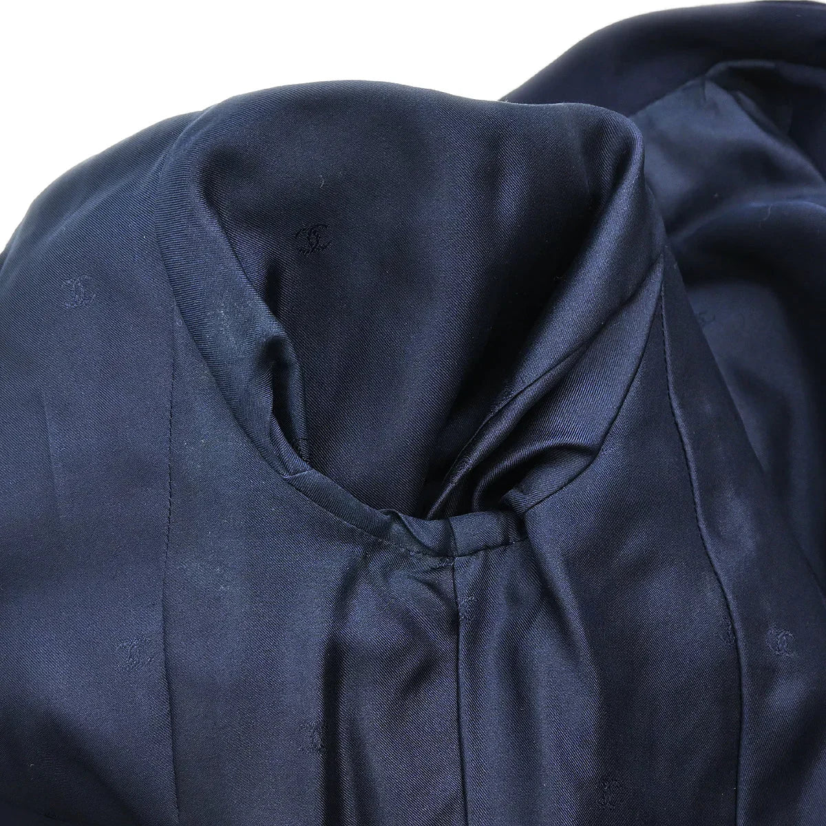 Chanel 1997 Single Breasted Jacket Navy #38