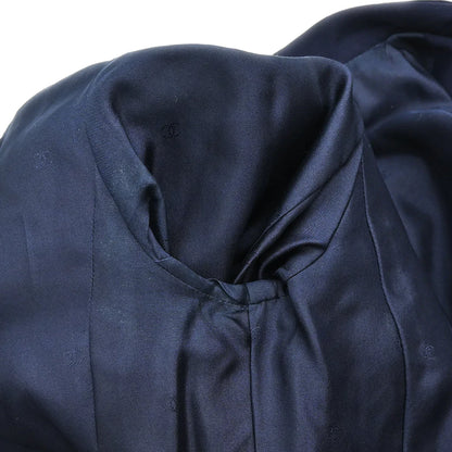 Chanel 1997 Single Breasted Jacket Navy #38