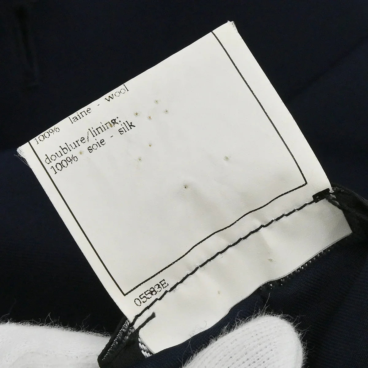 Chanel 1997 Single Breasted Jacket Navy #38
