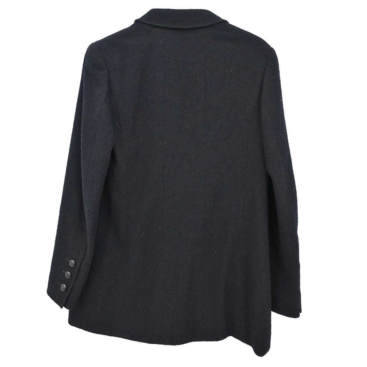 Chanel Single Breasted Jacket Black #40 98A