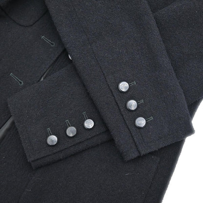 Chanel Single Breasted Jacket Black #40 98A