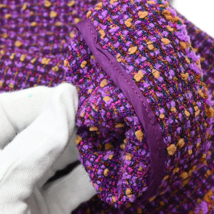 Chanel 1997 Set Jacket Pants Purple #38