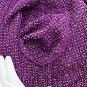 Chanel 1997 Set Jacket Pants Purple #38