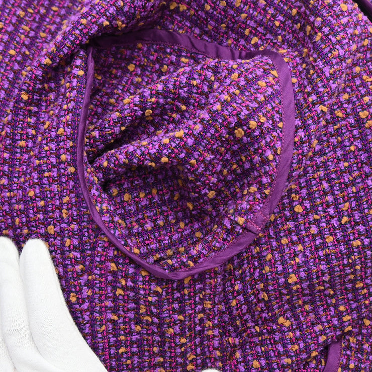 Chanel 1997 Set Jacket Pants Purple #38