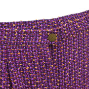 Chanel 1997 Set Jacket Pants Purple #38