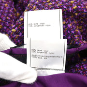 Chanel 1997 Set Jacket Pants Purple #38