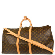 Louis Vuitton 2006 Monogram Keepall Bandouliere 55 Duffle Bag M41414