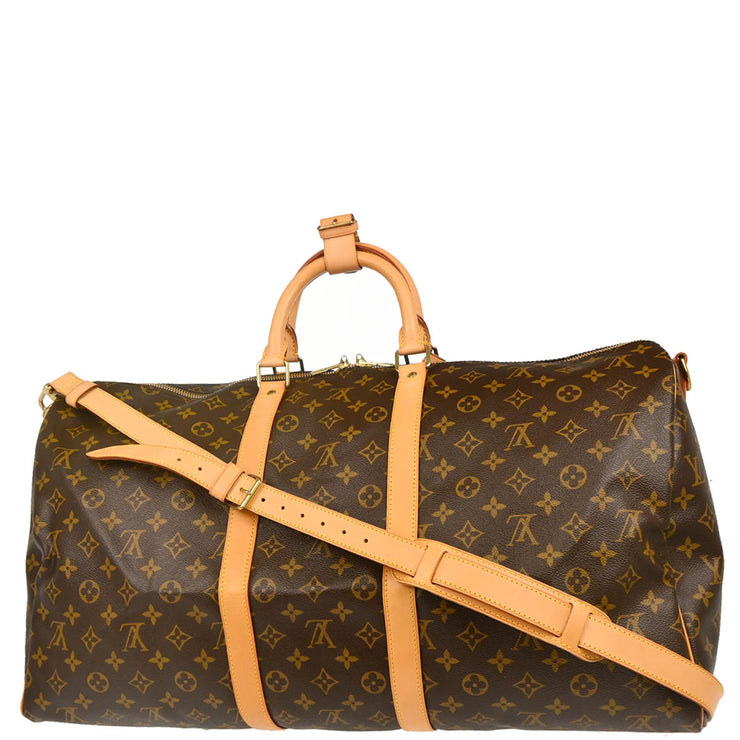 Louis Vuitton 2006 Monogram Keepall Bandouliere 55 Duffle Bag M41414