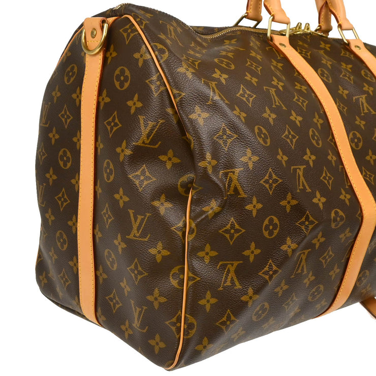 Louis Vuitton 2006 Monogram Keepall Bandouliere 55 Duffle Bag M41414