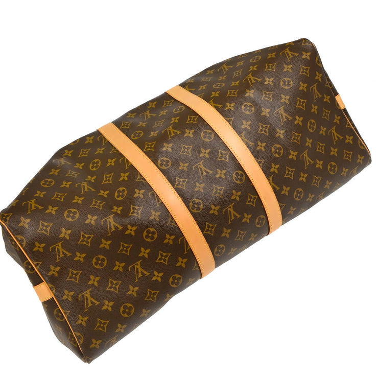 Louis Vuitton 2006 Monogram Keepall Bandouliere 55 Duffle Bag M41414