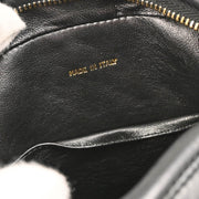 Chanel 1991-1994 Black Lambskin Camera Bag Mini