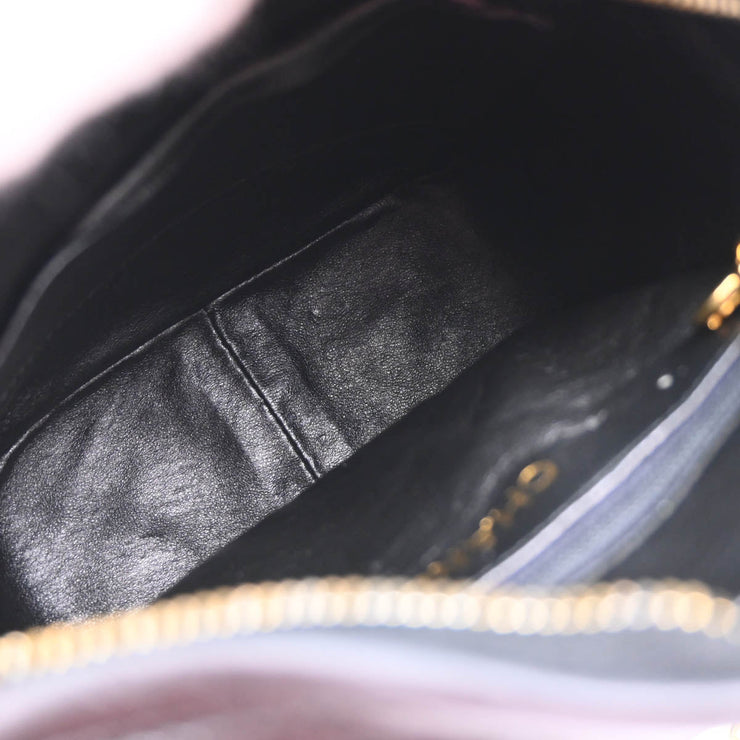 Chanel 1991-1994 Black Lambskin Camera Bag Mini