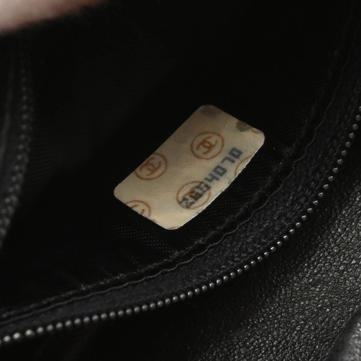 Chanel 1991-1994 Black Lambskin Camera Bag Mini