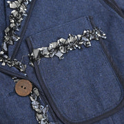 Christian Dior 2000 Single Breasted Denim Jacket Navy #36