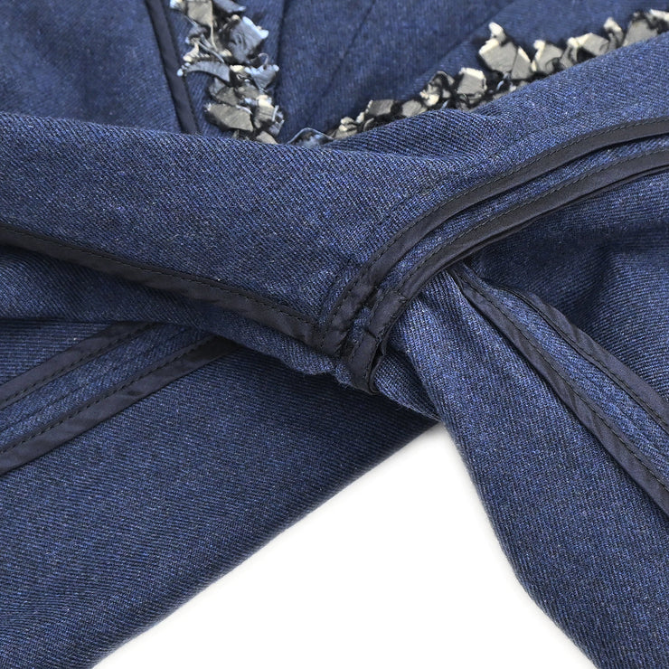 Christian Dior 2000 Single Breasted Denim Jacket Navy #36