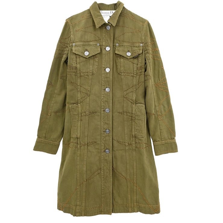 Christian Dior 2006 Denim Jacket Khaki #40